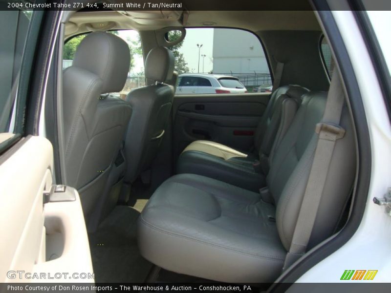 Summit White / Tan/Neutral 2004 Chevrolet Tahoe Z71 4x4