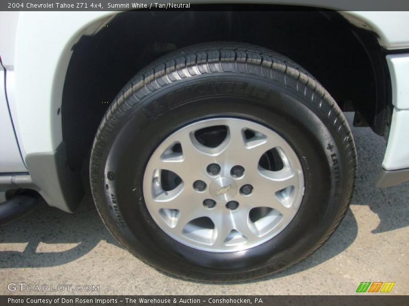Summit White / Tan/Neutral 2004 Chevrolet Tahoe Z71 4x4