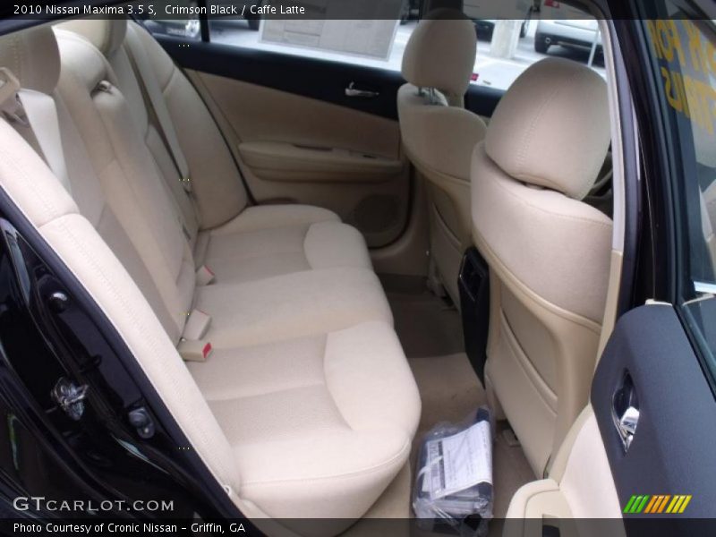 Crimson Black / Caffe Latte 2010 Nissan Maxima 3.5 S