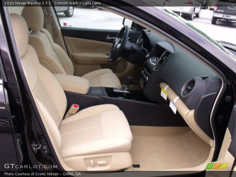 Crimson Black / Caffe Latte 2010 Nissan Maxima 3.5 S