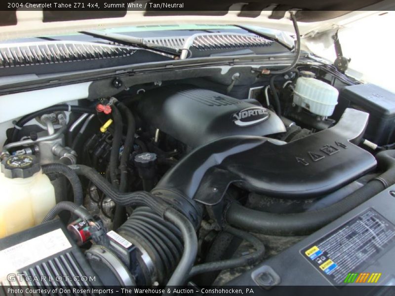 Summit White / Tan/Neutral 2004 Chevrolet Tahoe Z71 4x4