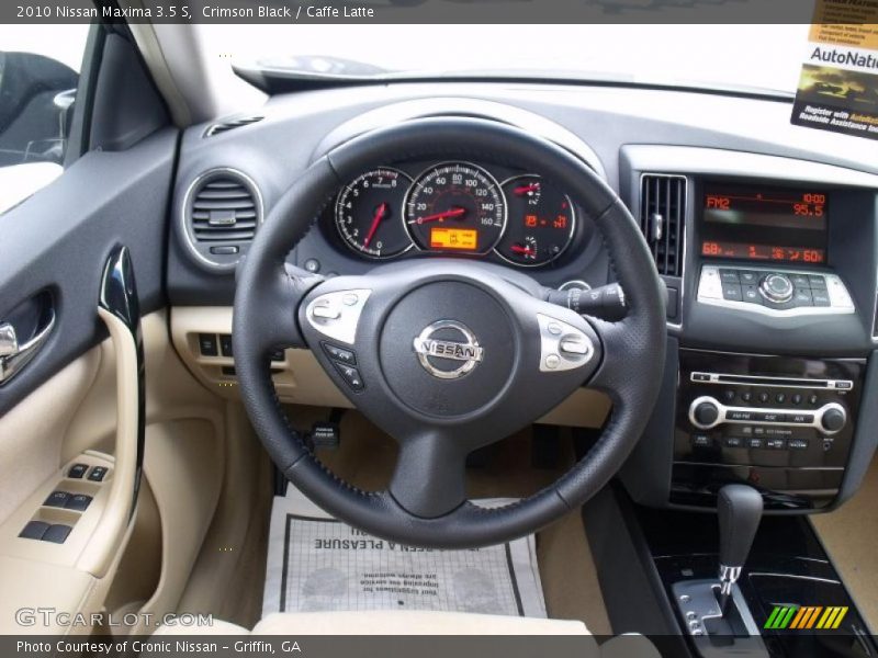 Crimson Black / Caffe Latte 2010 Nissan Maxima 3.5 S