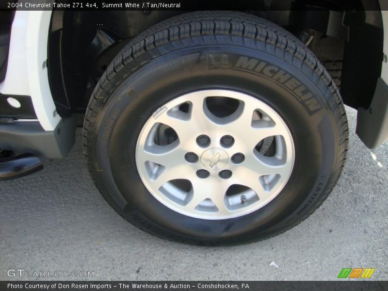 Summit White / Tan/Neutral 2004 Chevrolet Tahoe Z71 4x4