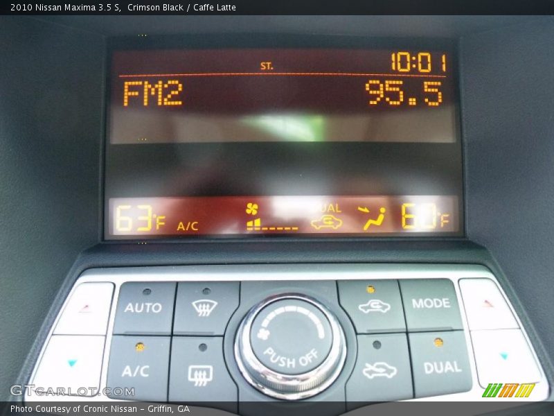 Crimson Black / Caffe Latte 2010 Nissan Maxima 3.5 S