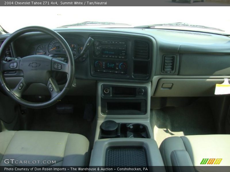 Summit White / Tan/Neutral 2004 Chevrolet Tahoe Z71 4x4
