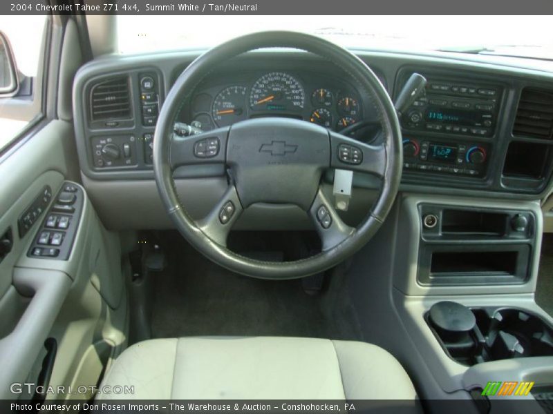 Summit White / Tan/Neutral 2004 Chevrolet Tahoe Z71 4x4