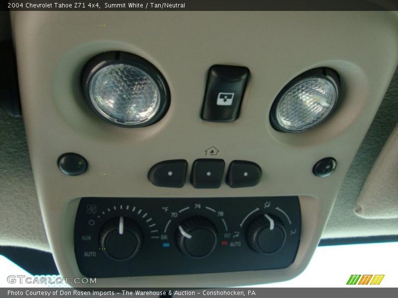 Summit White / Tan/Neutral 2004 Chevrolet Tahoe Z71 4x4