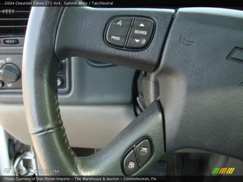 Summit White / Tan/Neutral 2004 Chevrolet Tahoe Z71 4x4