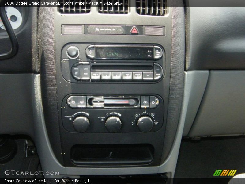 Stone White / Medium Slate Gray 2006 Dodge Grand Caravan SE