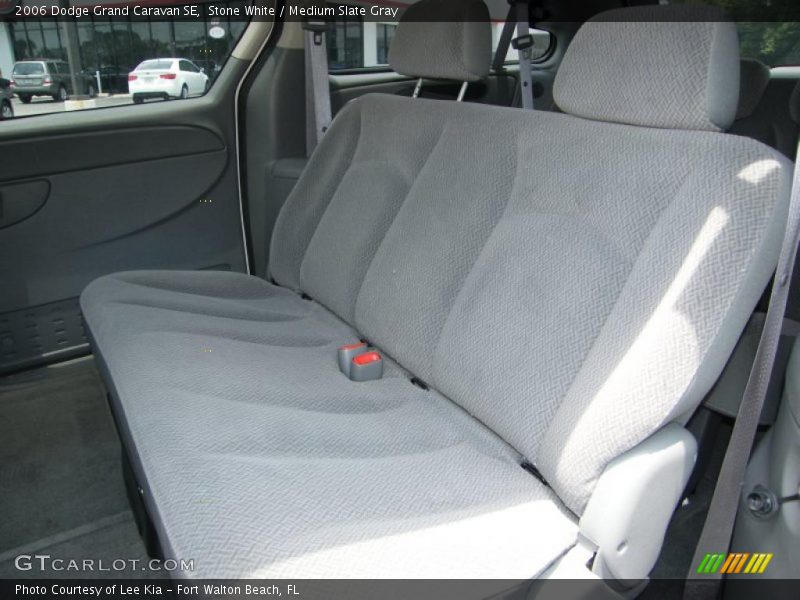 Stone White / Medium Slate Gray 2006 Dodge Grand Caravan SE
