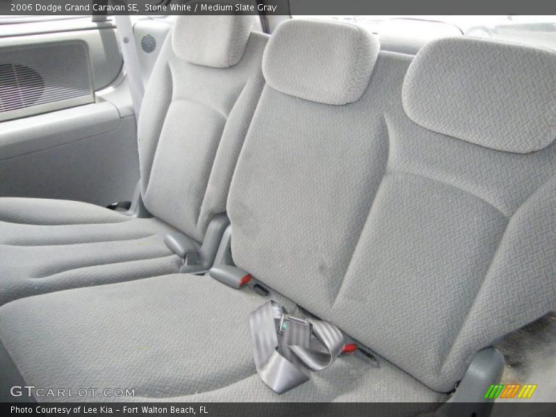 Stone White / Medium Slate Gray 2006 Dodge Grand Caravan SE