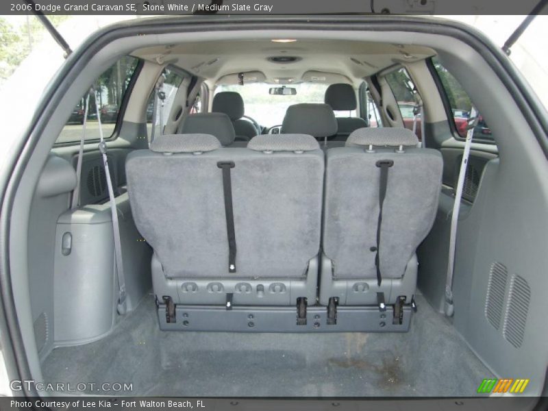 Stone White / Medium Slate Gray 2006 Dodge Grand Caravan SE