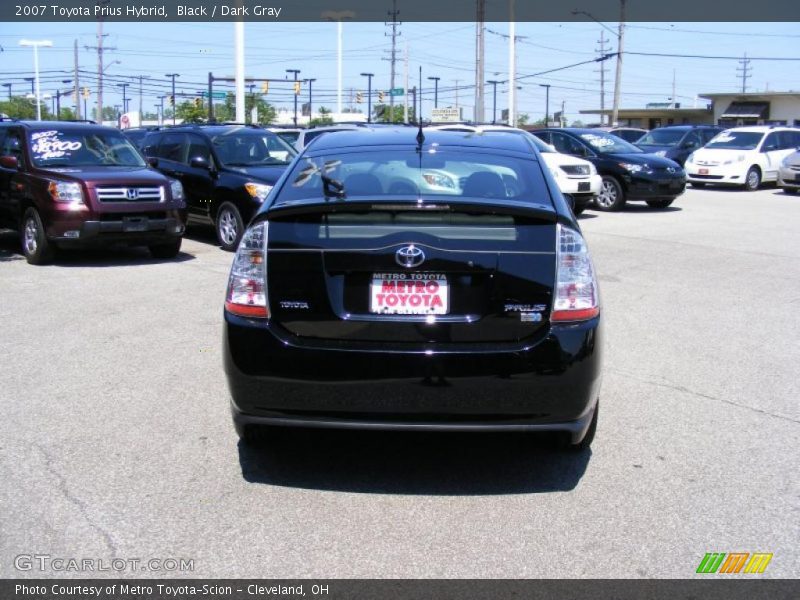 Black / Dark Gray 2007 Toyota Prius Hybrid