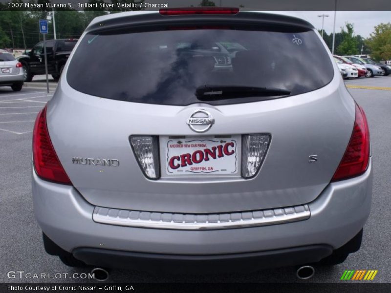 Brilliant Silver Metallic / Charcoal 2007 Nissan Murano S