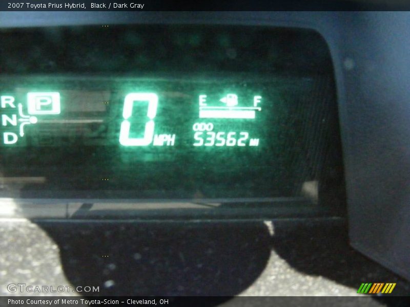 Black / Dark Gray 2007 Toyota Prius Hybrid