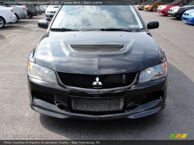 Tarmac Black / Black Leather 2006 Mitsubishi Lancer Evolution IX MR