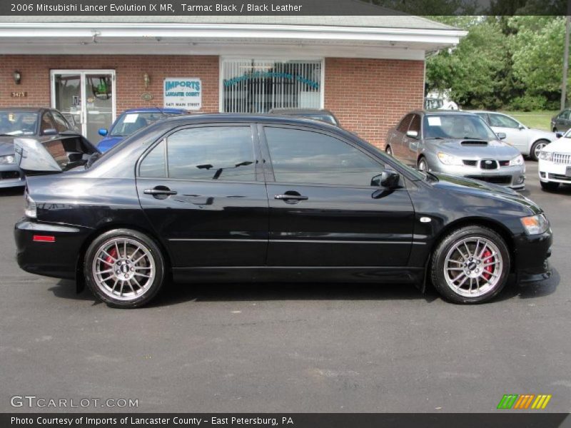 Tarmac Black / Black Leather 2006 Mitsubishi Lancer Evolution IX MR