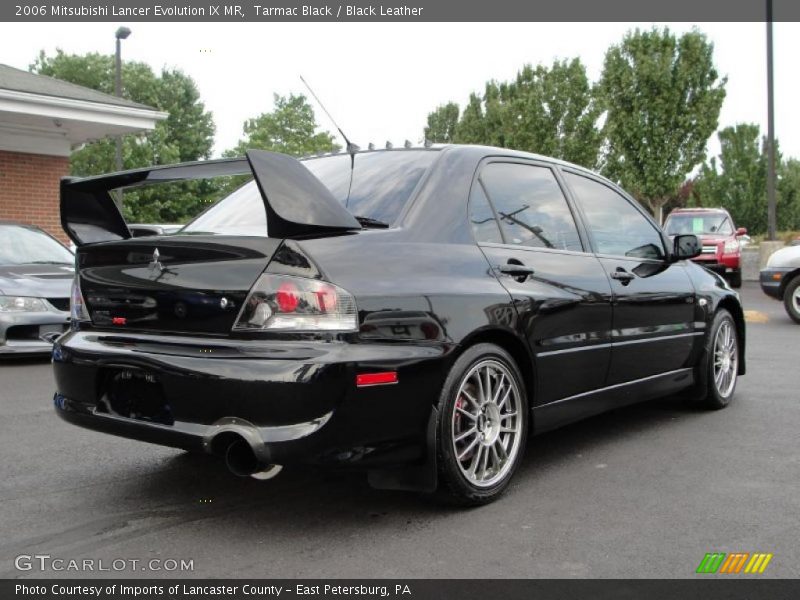 Tarmac Black / Black Leather 2006 Mitsubishi Lancer Evolution IX MR