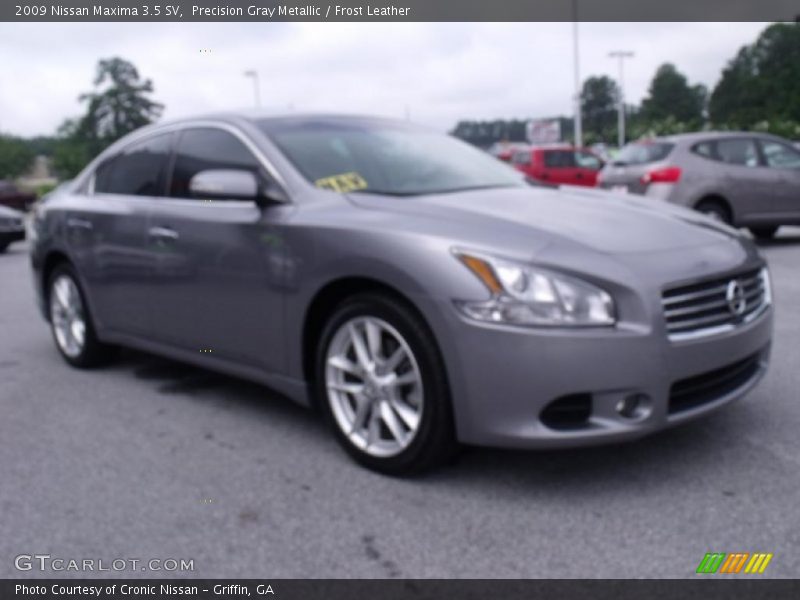 Precision Gray Metallic / Frost Leather 2009 Nissan Maxima 3.5 SV