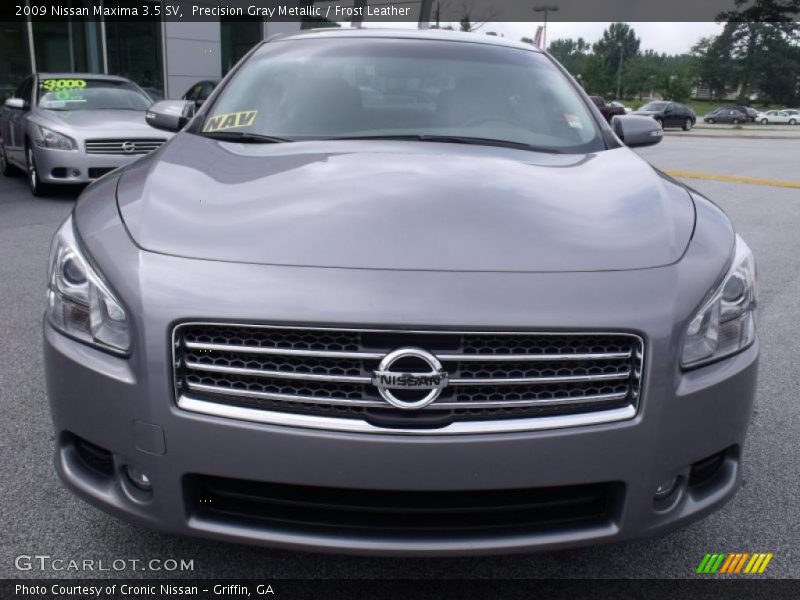 Precision Gray Metallic / Frost Leather 2009 Nissan Maxima 3.5 SV