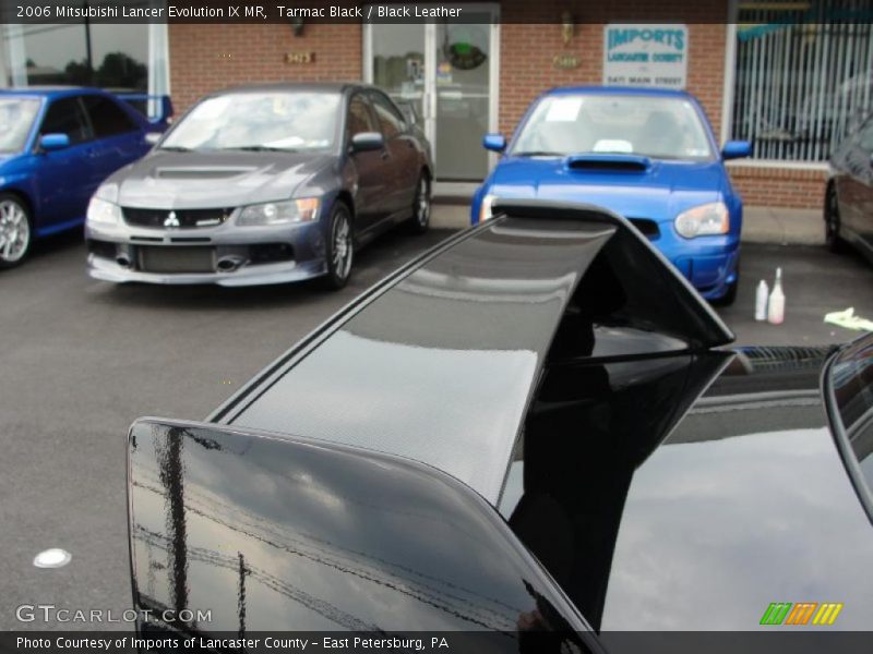 Tarmac Black / Black Leather 2006 Mitsubishi Lancer Evolution IX MR