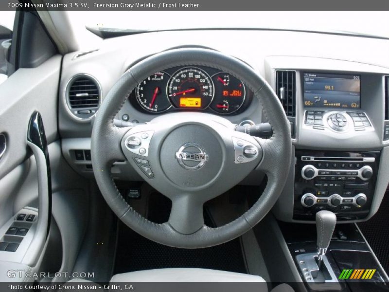 Precision Gray Metallic / Frost Leather 2009 Nissan Maxima 3.5 SV