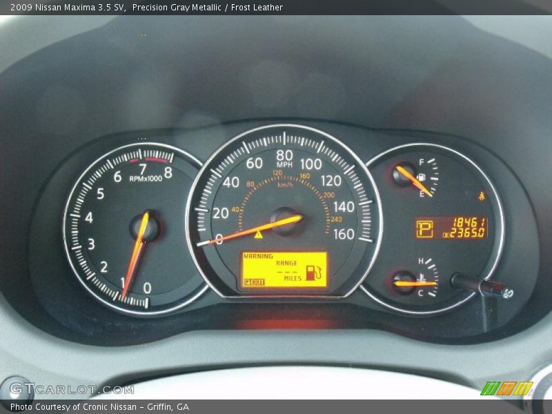 Precision Gray Metallic / Frost Leather 2009 Nissan Maxima 3.5 SV
