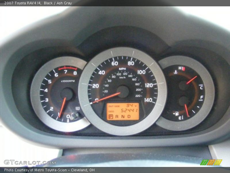 Black / Ash Gray 2007 Toyota RAV4 I4