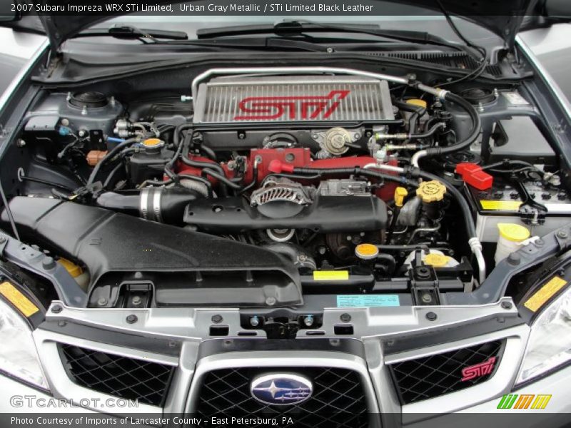  2007 Impreza WRX STi Limited Engine - 2.5 Liter STi Turbocharged DOHC 16-Valve VVT Flat 4 Cylinder