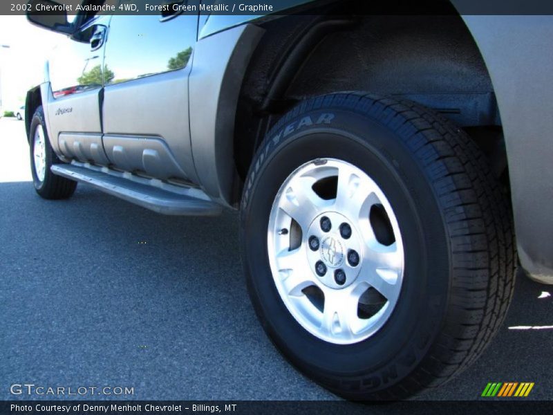 Forest Green Metallic / Graphite 2002 Chevrolet Avalanche 4WD