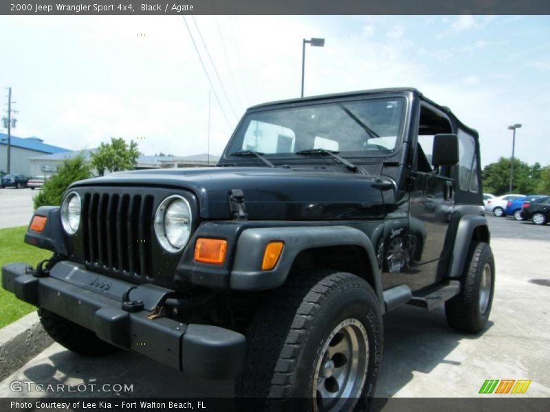 Black / Agate 2000 Jeep Wrangler Sport 4x4