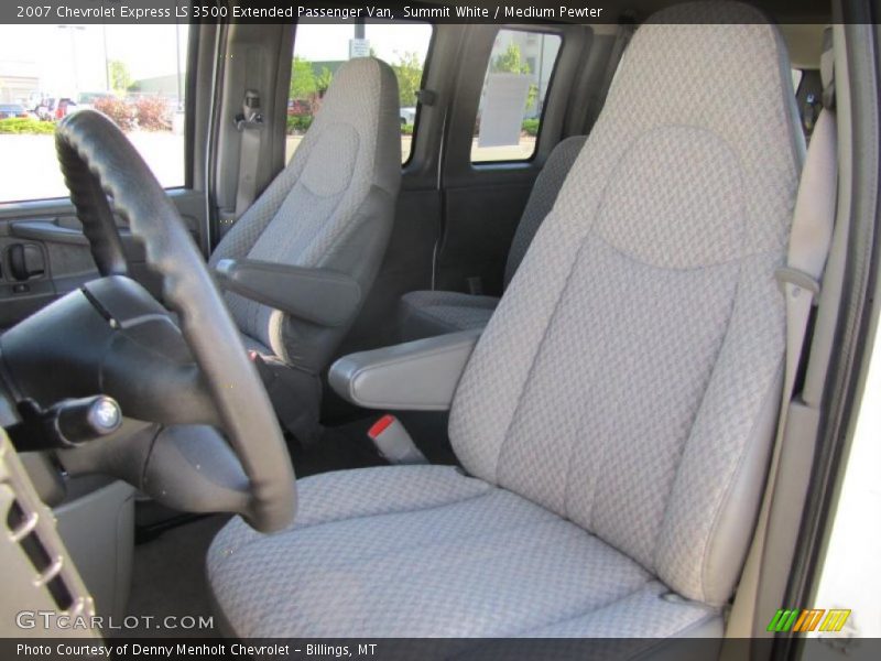 Summit White / Medium Pewter 2007 Chevrolet Express LS 3500 Extended Passenger Van