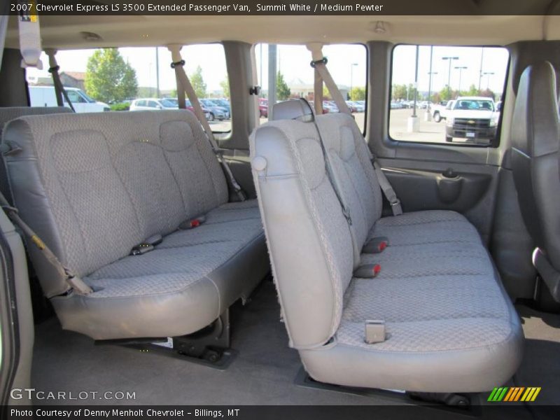 Summit White / Medium Pewter 2007 Chevrolet Express LS 3500 Extended Passenger Van