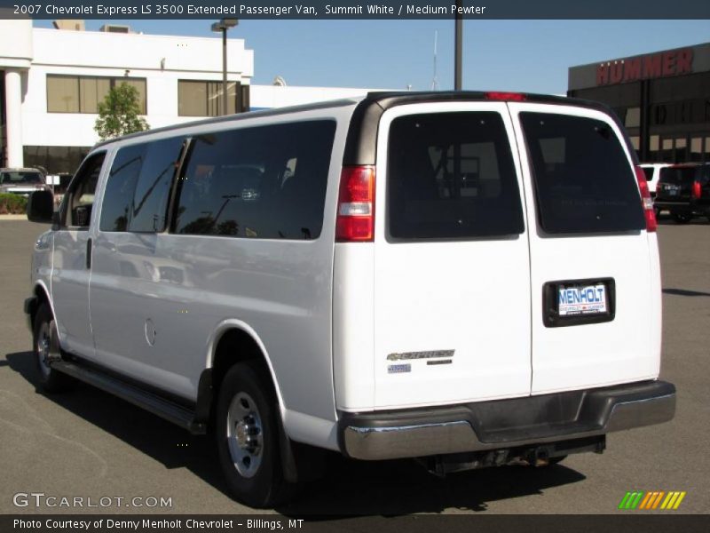 Summit White / Medium Pewter 2007 Chevrolet Express LS 3500 Extended Passenger Van