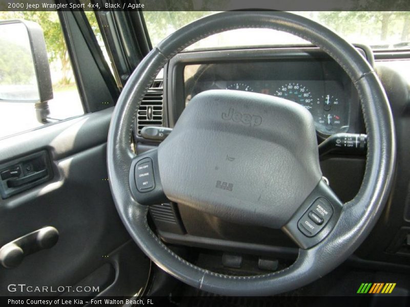 Black / Agate 2000 Jeep Wrangler Sport 4x4