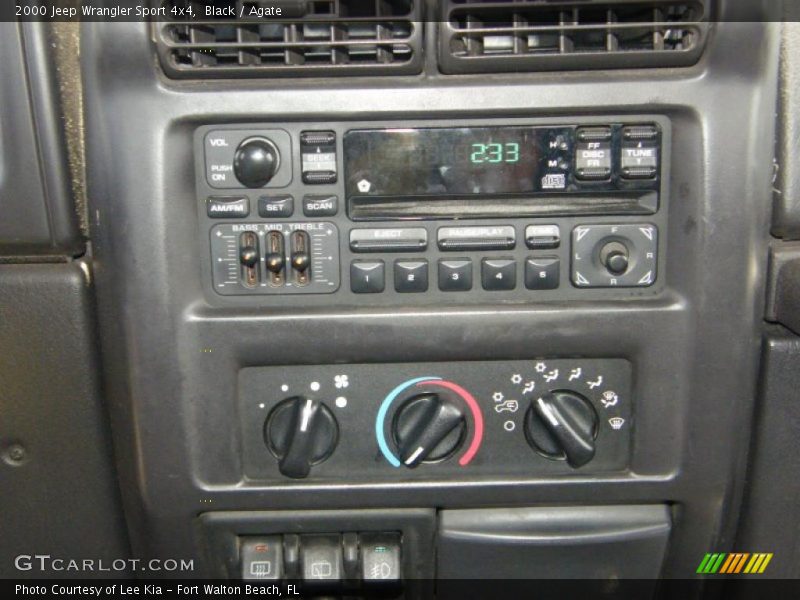 Black / Agate 2000 Jeep Wrangler Sport 4x4