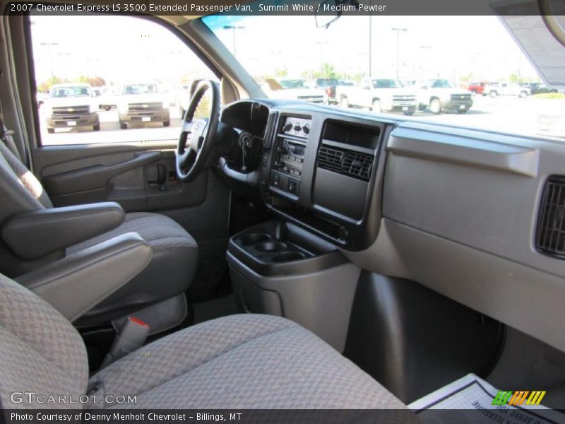Summit White / Medium Pewter 2007 Chevrolet Express LS 3500 Extended Passenger Van