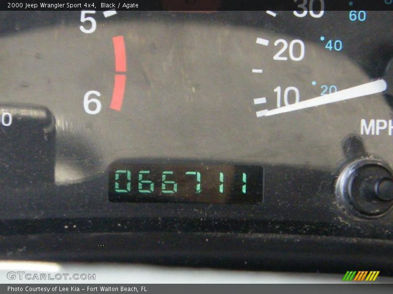 Black / Agate 2000 Jeep Wrangler Sport 4x4