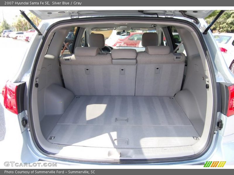 Silver Blue / Gray 2007 Hyundai Santa Fe SE