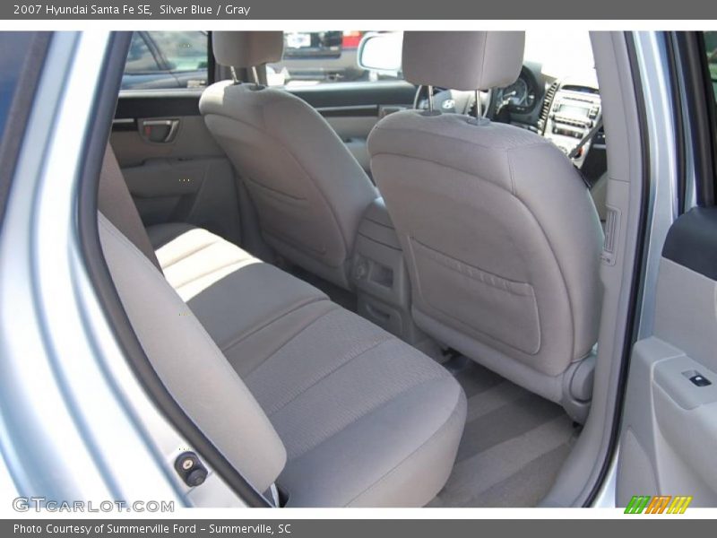 Silver Blue / Gray 2007 Hyundai Santa Fe SE