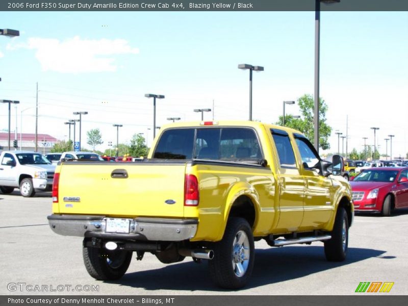Blazing Yellow / Black 2006 Ford F350 Super Duty Amarillo Edition Crew Cab 4x4