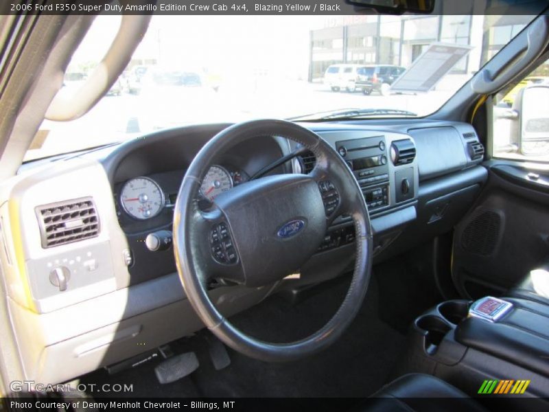 Blazing Yellow / Black 2006 Ford F350 Super Duty Amarillo Edition Crew Cab 4x4