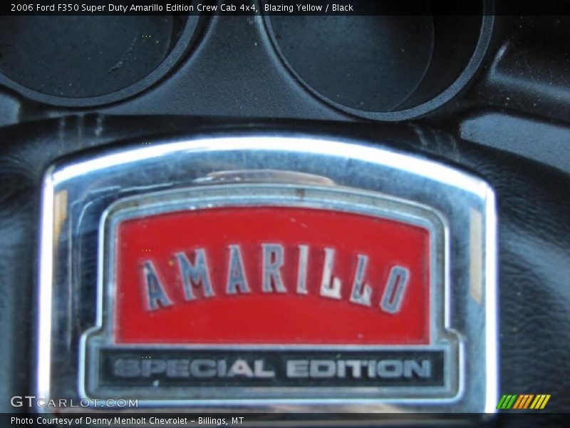 Blazing Yellow / Black 2006 Ford F350 Super Duty Amarillo Edition Crew Cab 4x4