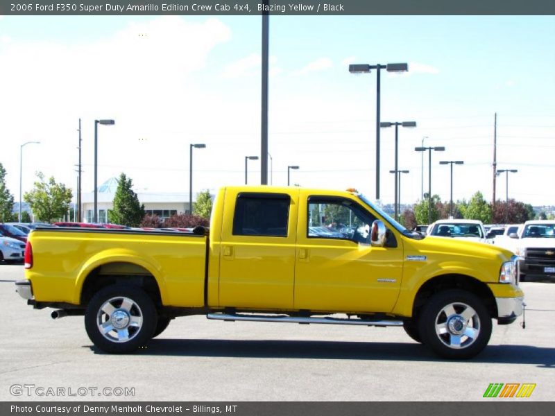 Blazing Yellow / Black 2006 Ford F350 Super Duty Amarillo Edition Crew Cab 4x4