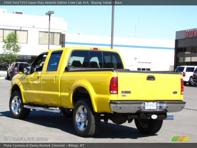 Blazing Yellow / Black 2006 Ford F350 Super Duty Amarillo Edition Crew Cab 4x4