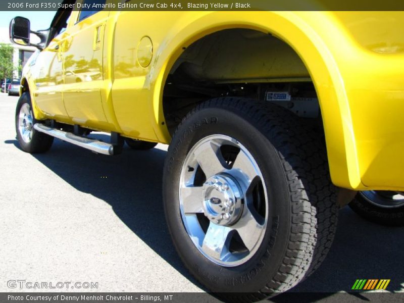 Blazing Yellow / Black 2006 Ford F350 Super Duty Amarillo Edition Crew Cab 4x4