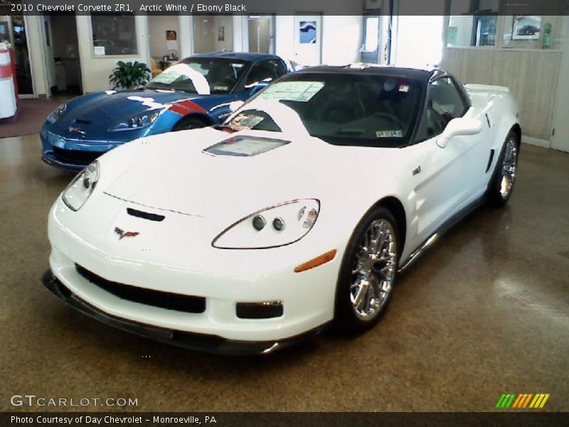 Arctic White / Ebony Black 2010 Chevrolet Corvette ZR1