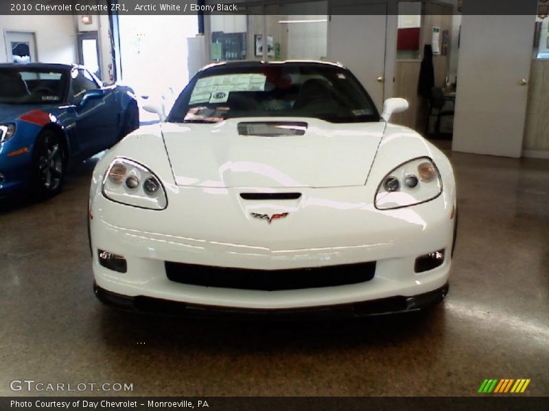 Arctic White / Ebony Black 2010 Chevrolet Corvette ZR1