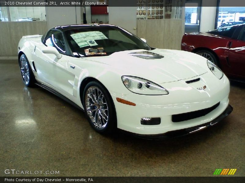 Arctic White / Ebony Black 2010 Chevrolet Corvette ZR1