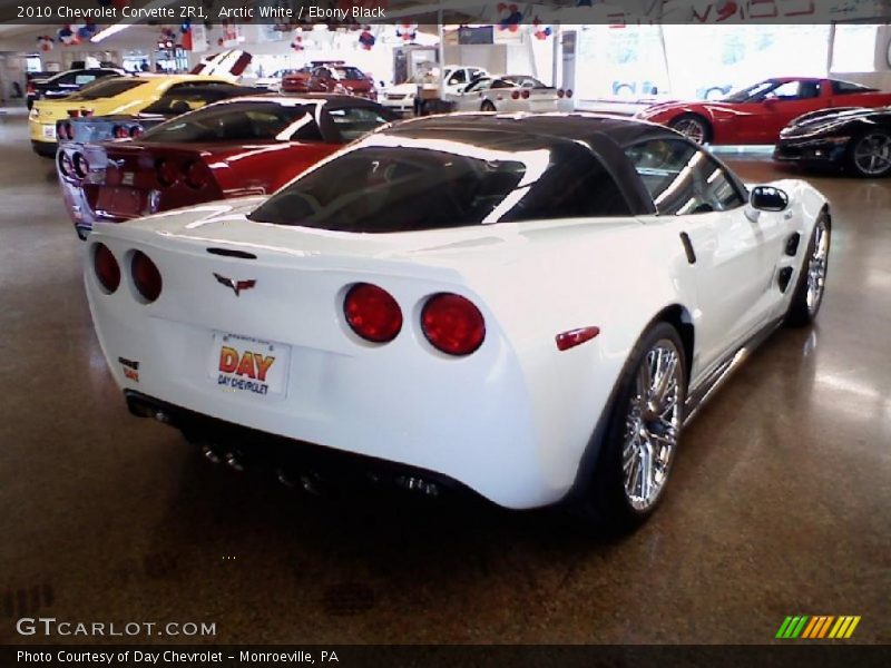 Arctic White / Ebony Black 2010 Chevrolet Corvette ZR1